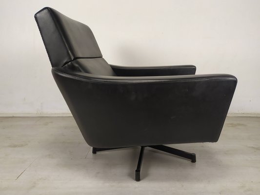 Vintage Black Swirl Armchair from Skai-EAD-1155618