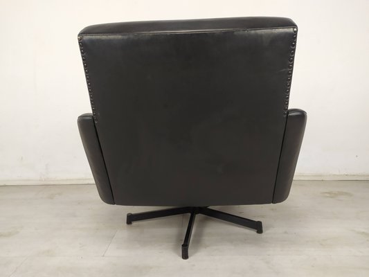 Vintage Black Swirl Armchair from Skai-EAD-1155618