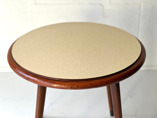 Vintage Blonde and Brown Coffee Table, 1950s-ALG-1348994