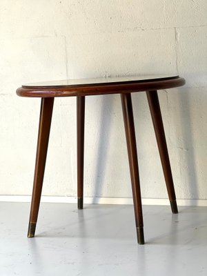 Vintage Blonde and Brown Coffee Table, 1950s-ALG-1348994