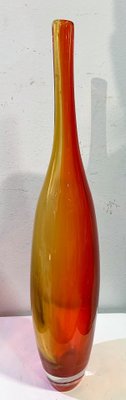 Vintage Blowed Toned Glass Vase-IKW-1138825