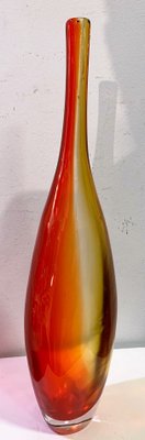 Vintage Blowed Toned Glass Vase-IKW-1138825