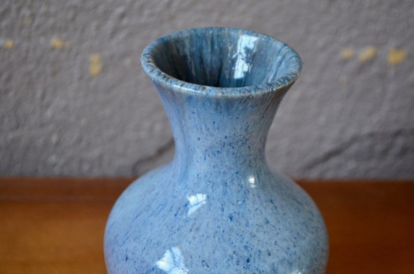 Vintage Blue Accolay Vase-AIU-1332462