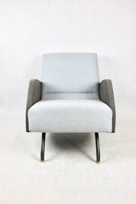 Vintage Blue Armchair by Janusz Różański, 1960s-UJQ-1720898