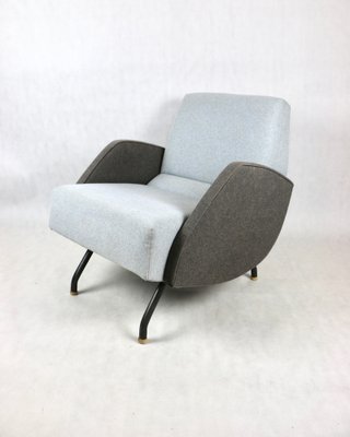 Vintage Blue Armchair by Janusz Różański, 1960s-UJQ-1720898