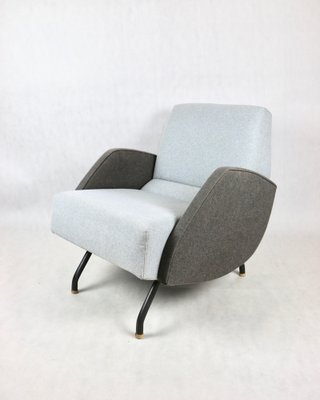 Vintage Blue Armchair by Janusz Różański, 1960s-UJQ-1720898