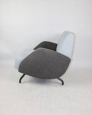 Vintage Blue Armchair by Janusz Różański, 1960s-UJQ-1720898