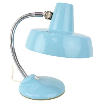 Vintage Blue Table Lamp, Hungary, 1960s-TZ-1291247