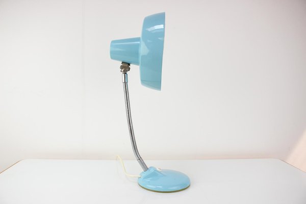 Vintage Blue Table Lamp, Hungary, 1960s-TZ-1291247