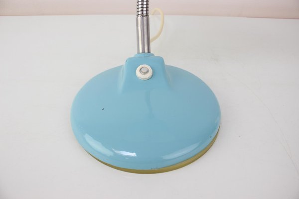 Vintage Blue Table Lamp, Hungary, 1960s-TZ-1291247