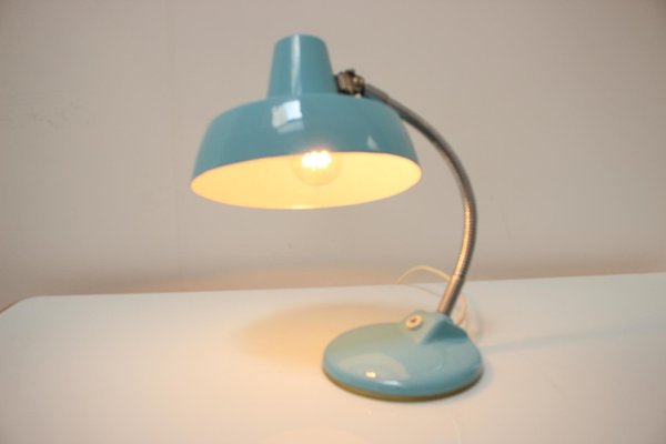 Vintage Blue Table Lamp, Hungary, 1960s-TZ-1291247