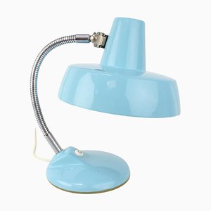 Vintage Blue Table Lamp, Hungary, 1960s-TZ-1291247