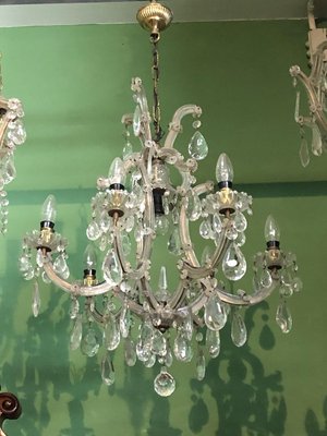 Vintage Bohemia Chandelier, 1950s-OLY-893985