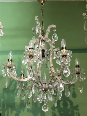 Vintage Bohemia Chandelier, 1950s-OLY-893985