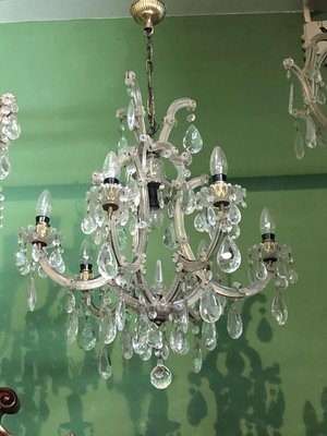 Vintage Bohemia Chandelier, 1950s-OLY-893985