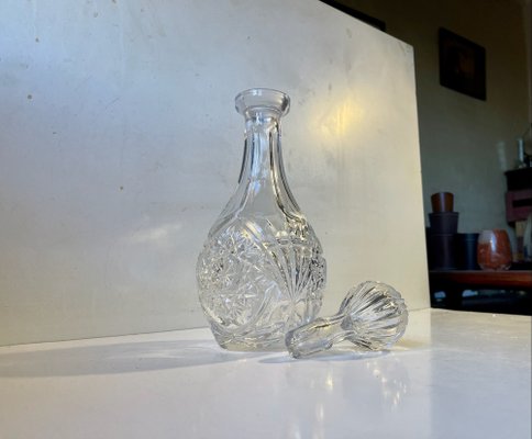 Vintage Bohemian Crystal Decanter, 1970s-LCR-1185371