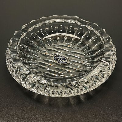 Vintage Bohemian Glass Ashtray by Bohemia Crystal, 1970s-WQC-2036157