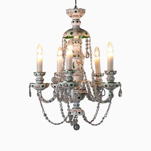 Vintage Bohemian Glass Chandelier-VMM-1801496