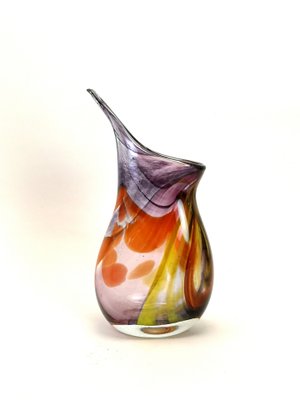 Vintage Bohemian Glass Vase, 1960s-UWE-1155732