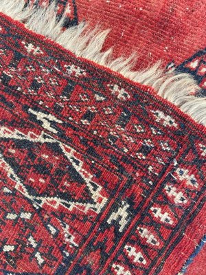 Vintage Bokhara Afghan Rug-YMM-1061714