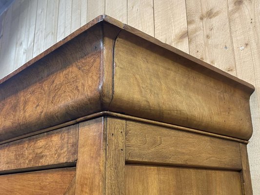 Vintage Bookcase Cabinet in Walnut-QYF-1788222