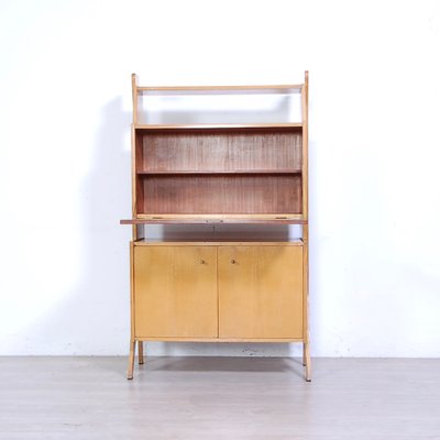 Vintage Bookcase Cabinet with Flap, 1960s-XSG-1796405