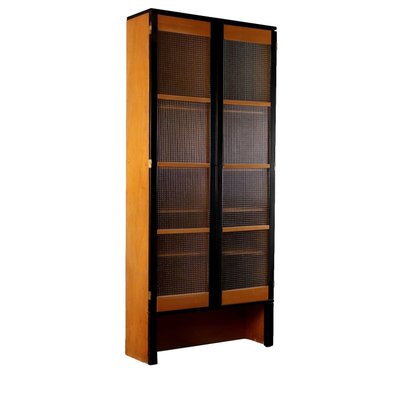 Vintage Bookcase in Ash Veneer, Italy, 1970s-VMM-2023814