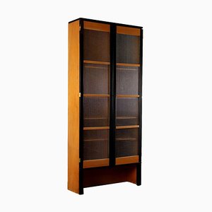 Vintage Bookcase in Ash Veneer, Italy, 1970s-VMM-2023814