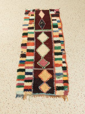 Vintage Boucherouite Berber Rug-GPP-1286577