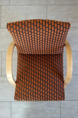 Vintage Bow Wood Armchair from Steiner, 1950s-XTZ-2023586