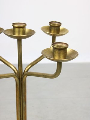 Vintage Brass 5-Arm Candle Holder-HGJ-1440949