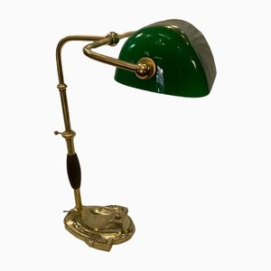 Vintage Brass and Bronze Churchill Table Lamp, 1920s-NUO-1348929