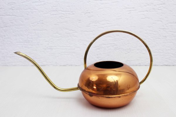 Vintage Brass and Copper Watering Can, France, 1960s-BQF-2024787