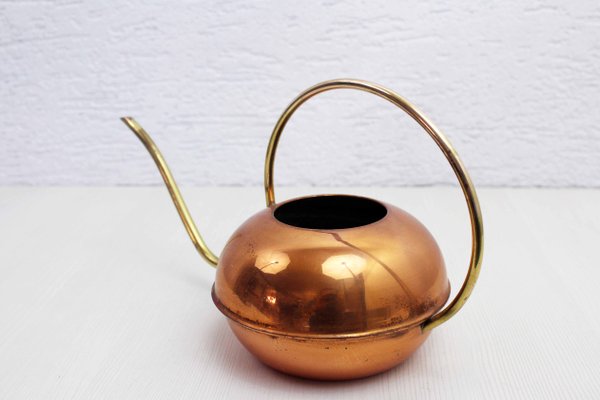 Vintage Brass and Copper Watering Can, France, 1960s-BQF-2024787