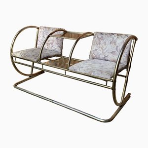 Vintage Brass Bench, 1960s-OXJ-1396865