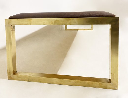 Vintage Brass Bench-WIM-1066674