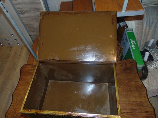 Vintage Brass Box, 1950s-CAQ-853475