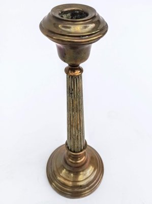 Vintage Brass Candleholders, Set of 2-FSD-1290775