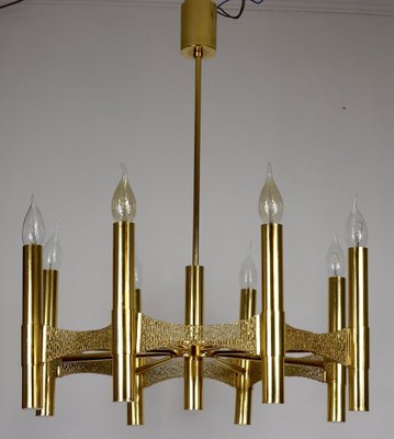 Vintage Brass Chandelier, 1970s-NGU-1731939