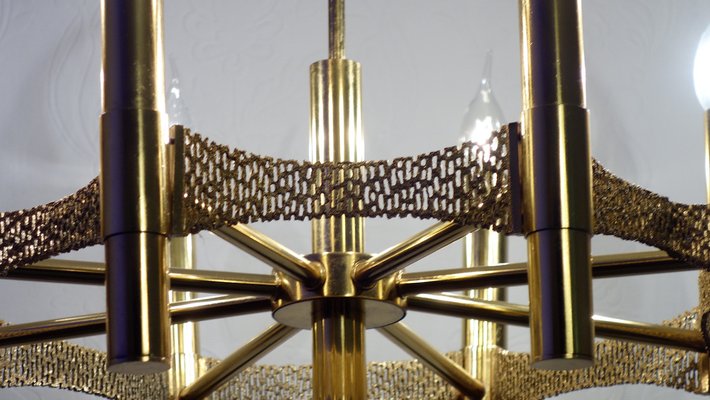 Vintage Brass Chandelier, 1970s-NGU-1731939