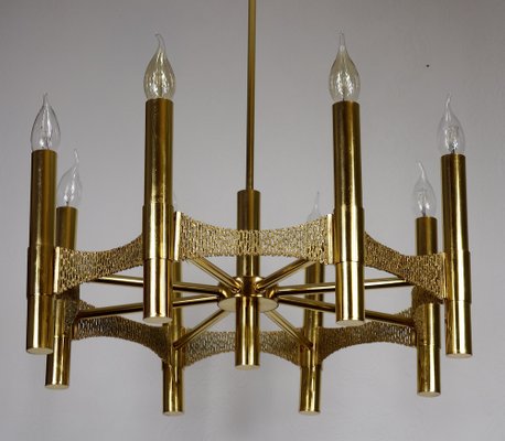 Vintage Brass Chandelier, 1970s-NGU-1731939