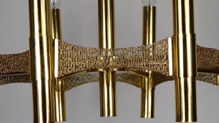 Vintage Brass Chandelier, 1970s-NGU-1731939