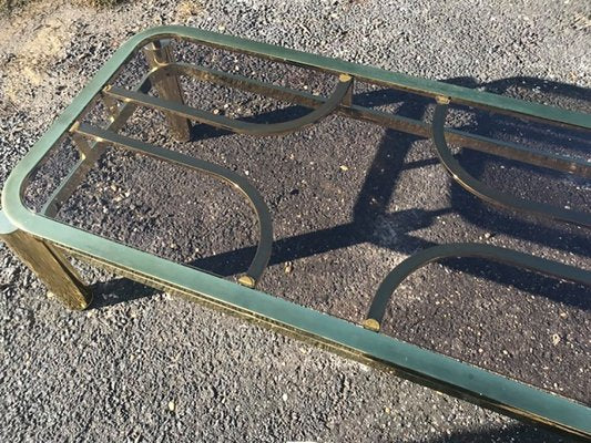 Vintage Brass Coffee Table, 1970s-OXJ-869237