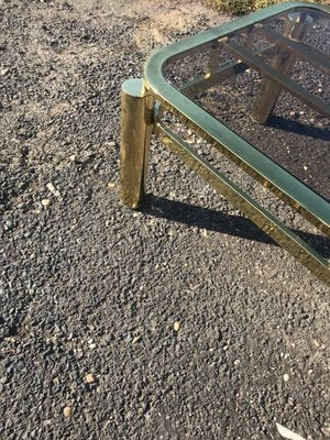 Vintage Brass Coffee Table, 1970s-OXJ-869237