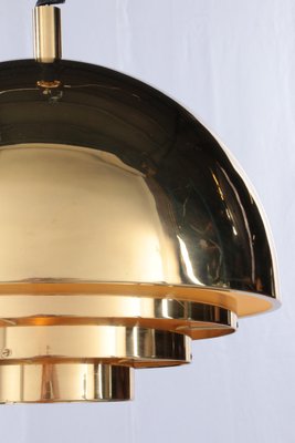 Vintage Brass Hanging Lamp from Vereinigte Werkstätten Collection, 1960s-EZZ-1345929