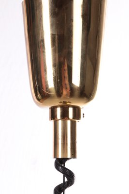 Vintage Brass Hanging Lamp from Vereinigte Werkstätten Collection, 1960s-EZZ-1345929