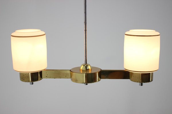 Vintage Brass Pendant Lamp from Lidokov, 1980s-TZ-602162