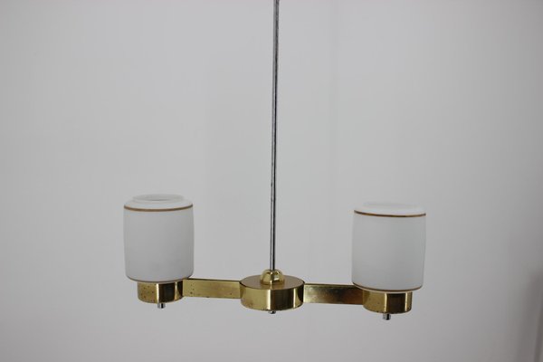 Vintage Brass Pendant Lamp from Lidokov, 1980s-TZ-602162