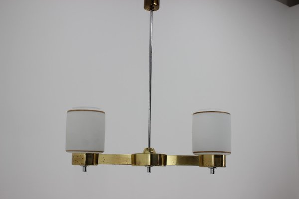 Vintage Brass Pendant Lamp from Lidokov, 1980s-TZ-602162