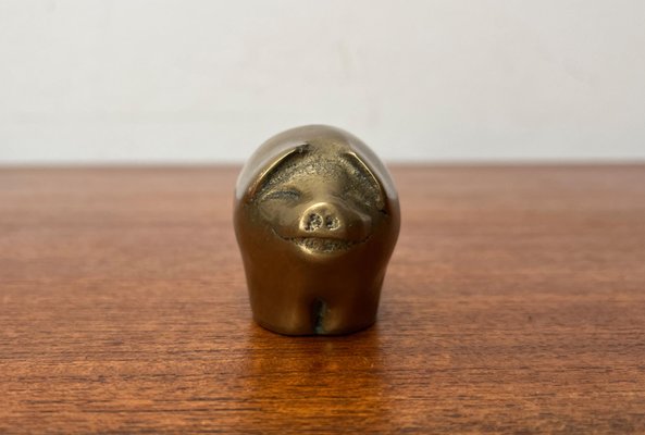 Vintage Brass Pig Figurine from Gallo, 1970s-UAH-2020665